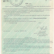 Food And Drugs Certificate